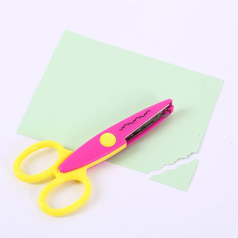 Цветные кружевные Ножницы DIY игрушки для детей детский сад ручное Обучение Обучающие игрушки Монтессори обучающие средства детские игрушки - Цвет: 4