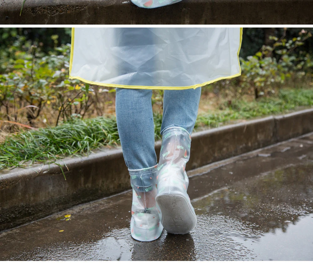 EID/Водонепроницаемые непромокаемые туфли для многократного применения; нескользящие женские ботинки для дождливого дня; защитный чехол; туристическое снаряжение