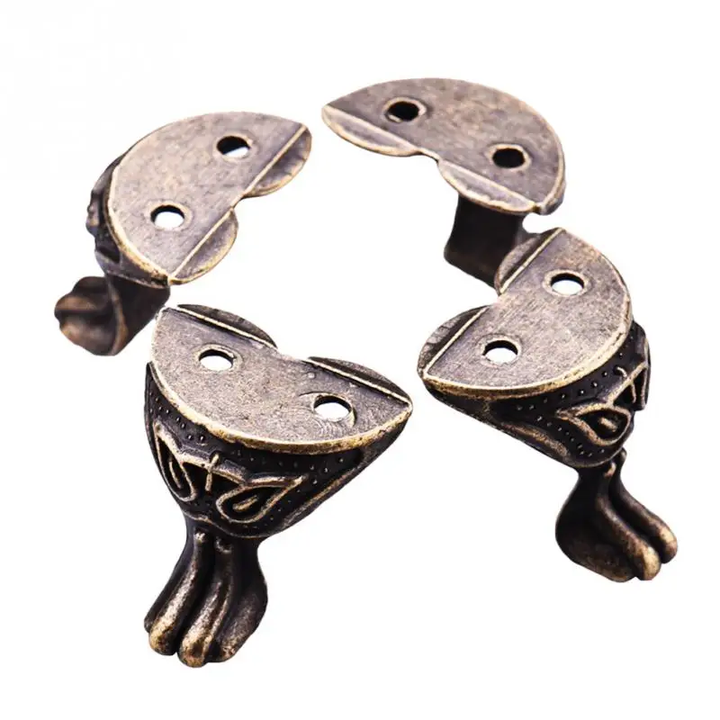 

NEW Metal Jewelry Gift Box Feet Leg Zinc Alloy Small Cabinet Furniture Legs Modern Home Classic Accessories Supplies