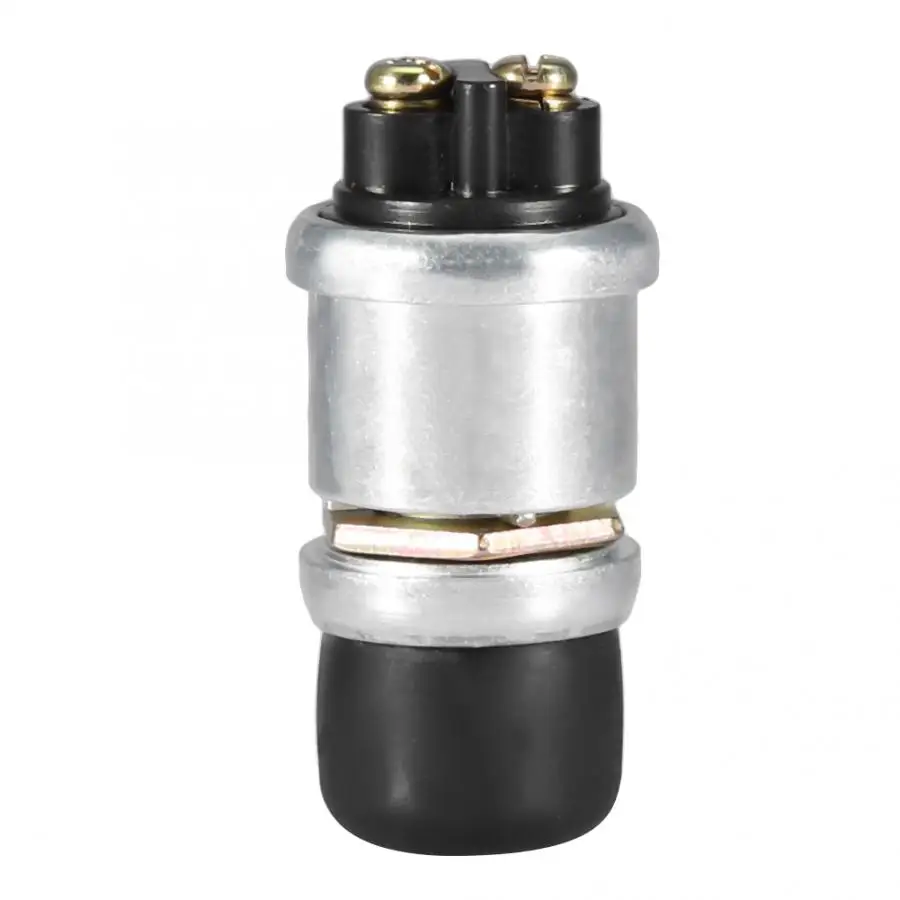 Hot Sell 2Pin 12V 20A Waterproof Car Boat Bike Switch Push Button Horn Engine Start Heavy Duty Universal Die-cast Aluminum | Автомобили и