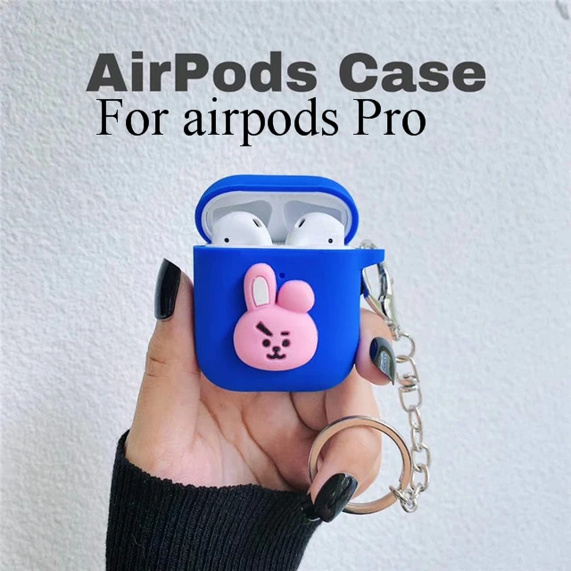 Милый мультяшный Мягкий силиконовый чехол для Apple Airpods 2 3 Чехол беспроводные Bluetooth игрушечные наушники история для airpods Pro Чехол - Цвет: For airpods Pro