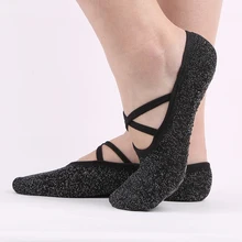 Стиль быстросохнущие черные носки для спортзала и йоги нескользящие носки для йоги носки для пилатеса танцевальные носки для йоги женские носки для балета