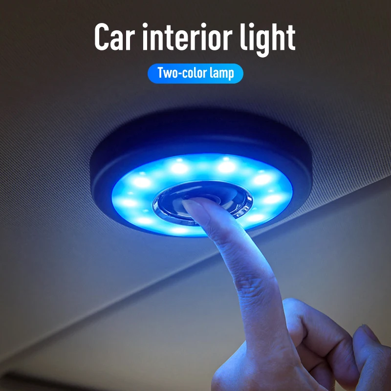 

Portable Wireless Car roof LED Light USB Charging car Interior Reading Lamp Touch Type Car Interior Night Lights