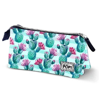 

Pencil pouch Ooh My Pop Nopal Threefold 10x23,5x5 cm.