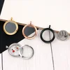 Wholesale Waterproof Floating Lockets 316l Stainless Steel Round Glass Locket Pendant 20mm 25mm 30mm 35mm 1