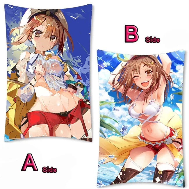 04 Аниме игра ателье Ryza аниме девушка Dakimakura длинная подушка для объятий чехол кровать подушка Pilow крышка 2WAY 35x55 см - Цвет: 04