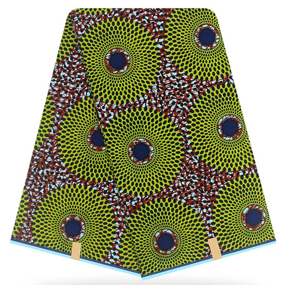 

New Style Ankara African wax Fabrics Nigerian Wax Print Fabric High Quality African Ghana wax Fabrics For Patchwork