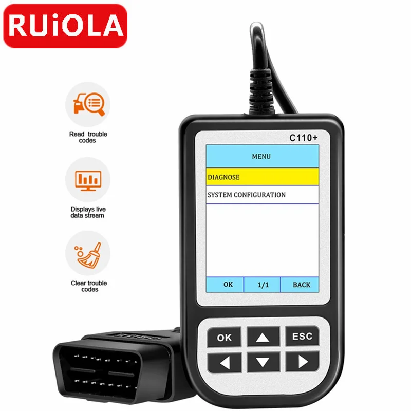 

Creator C110+ V5.9 for BMW Code Reader C110 Auto Diagnostic Scan Tool