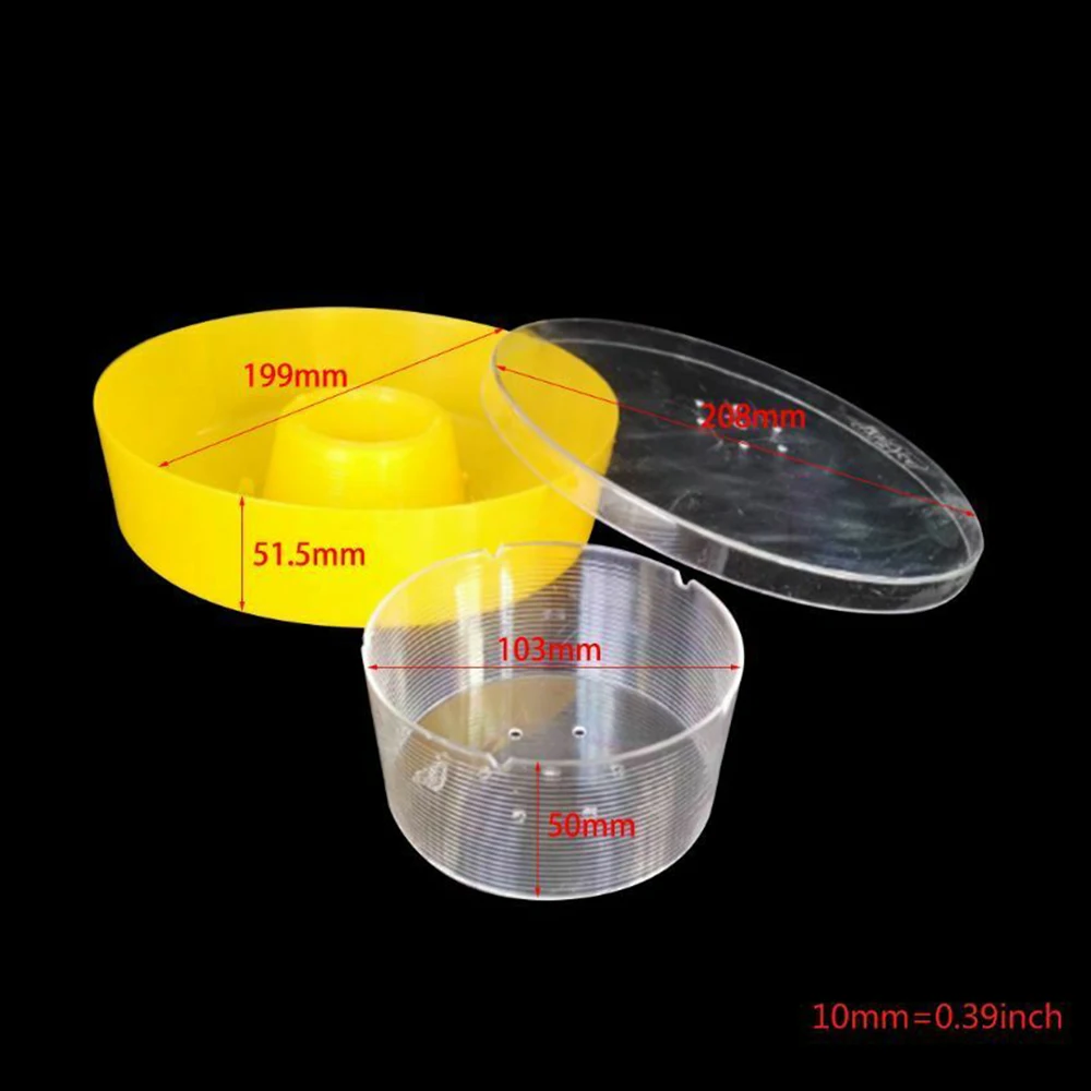 1* Пластиковая пчелиная Вода Фидер круглый улей вход поилка Пчеловодство части