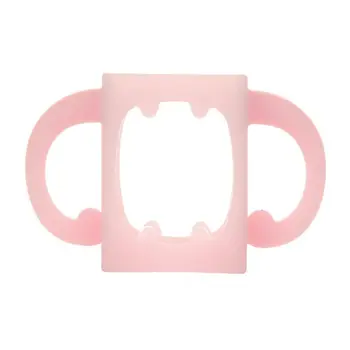 

1 Pc Baby Bottle Universal Handle Soft Silicone Wide Mouth Grip Multicolor Heat Resistant Feeding Bottles Accessories 11UC