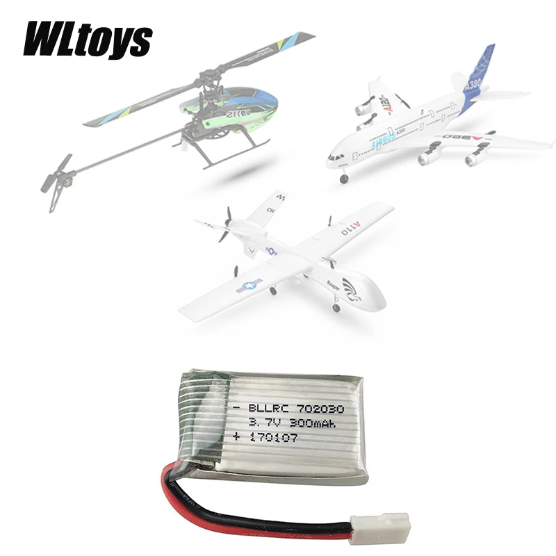 

Аккумулятор для WLtoys K100, A100, A110, A120, A190, A200, A290, V911S, 3,7 в, 300 мА · ч