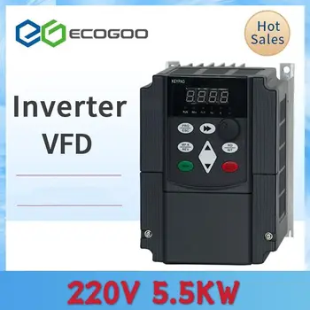 

5.5KW/4KW 220v 2.2kw Single Phase input and 3 Phase Output Frequency Converter/Adjustable Speed Drive/ VFD For spindle motor