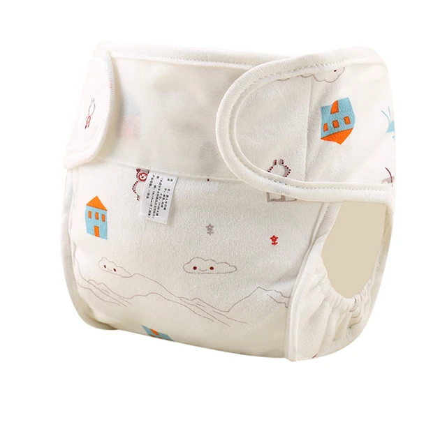 Baby Reusable Diapers Panties Baby Cloth Diapers for Baby Cotton Training Panties Diapers Washable Diaper Breathable Ecological House