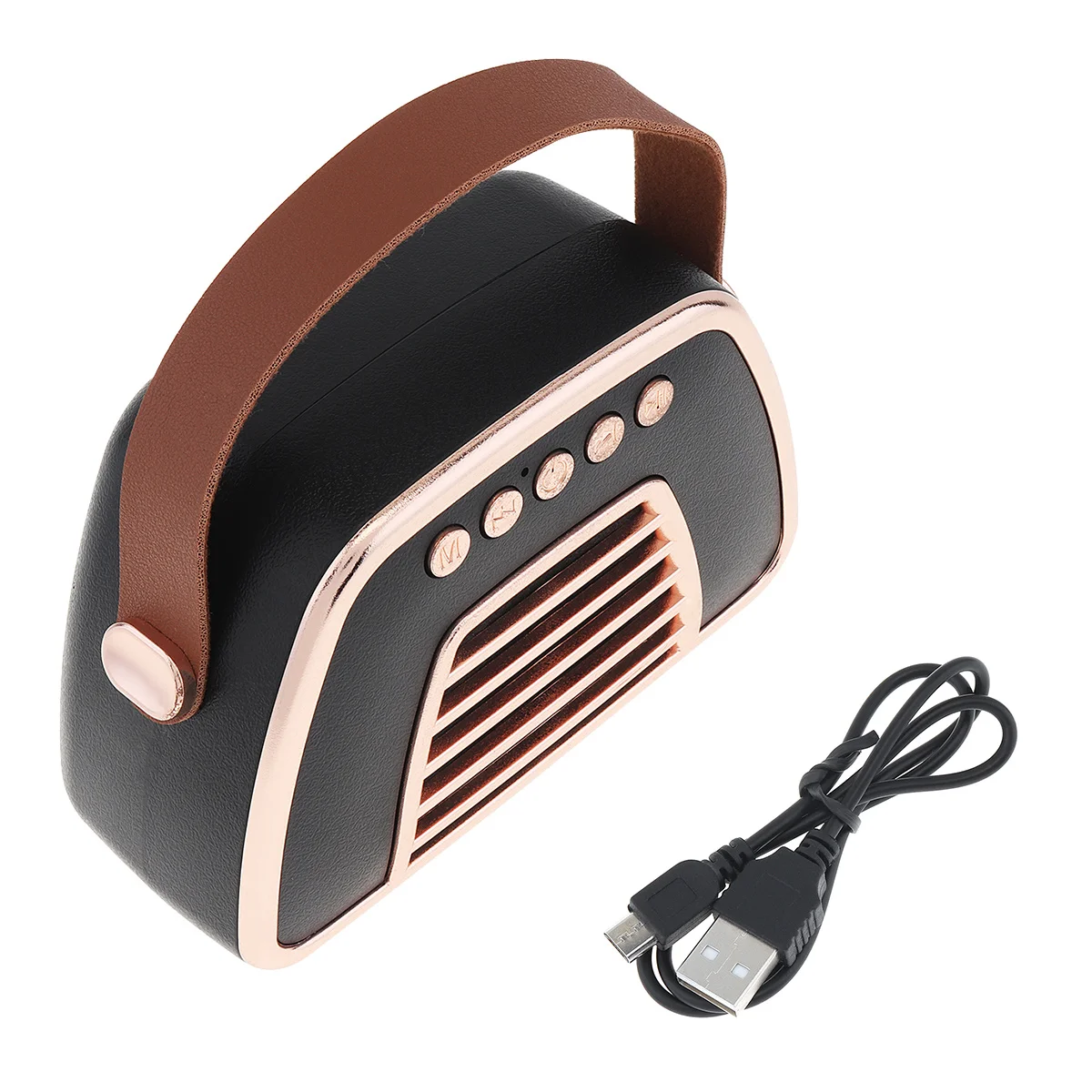 Мини Портативный Открытый Ретро сабвуфер Bluetooth динамик с FM/TF/AUX/USB для дома/вечерние/активного отдыха