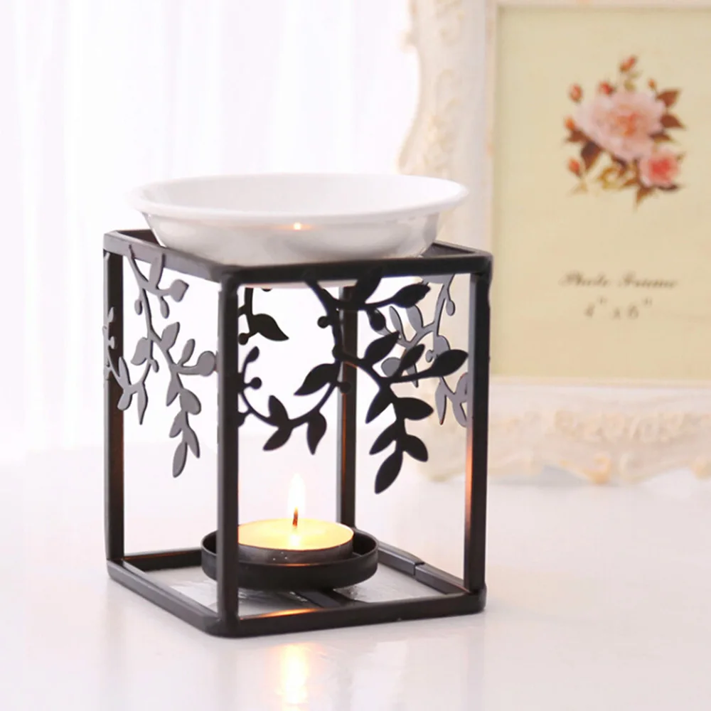 

Geometric Design Aromatherapy Oil Burner Candle Holders Lamp Decorations Living Room Burner