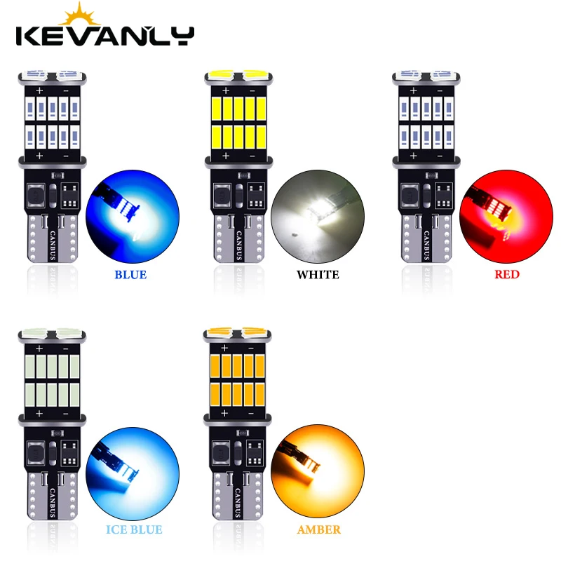 2Pcs Canbus T10 W5W Auto Led 26Smd Automobile Ha Condotto 4014 194 168 W5W 2.5W 0.2A Non Polare Auto Cuneo Coda Laterale Della Lampadina Di Lettura Di