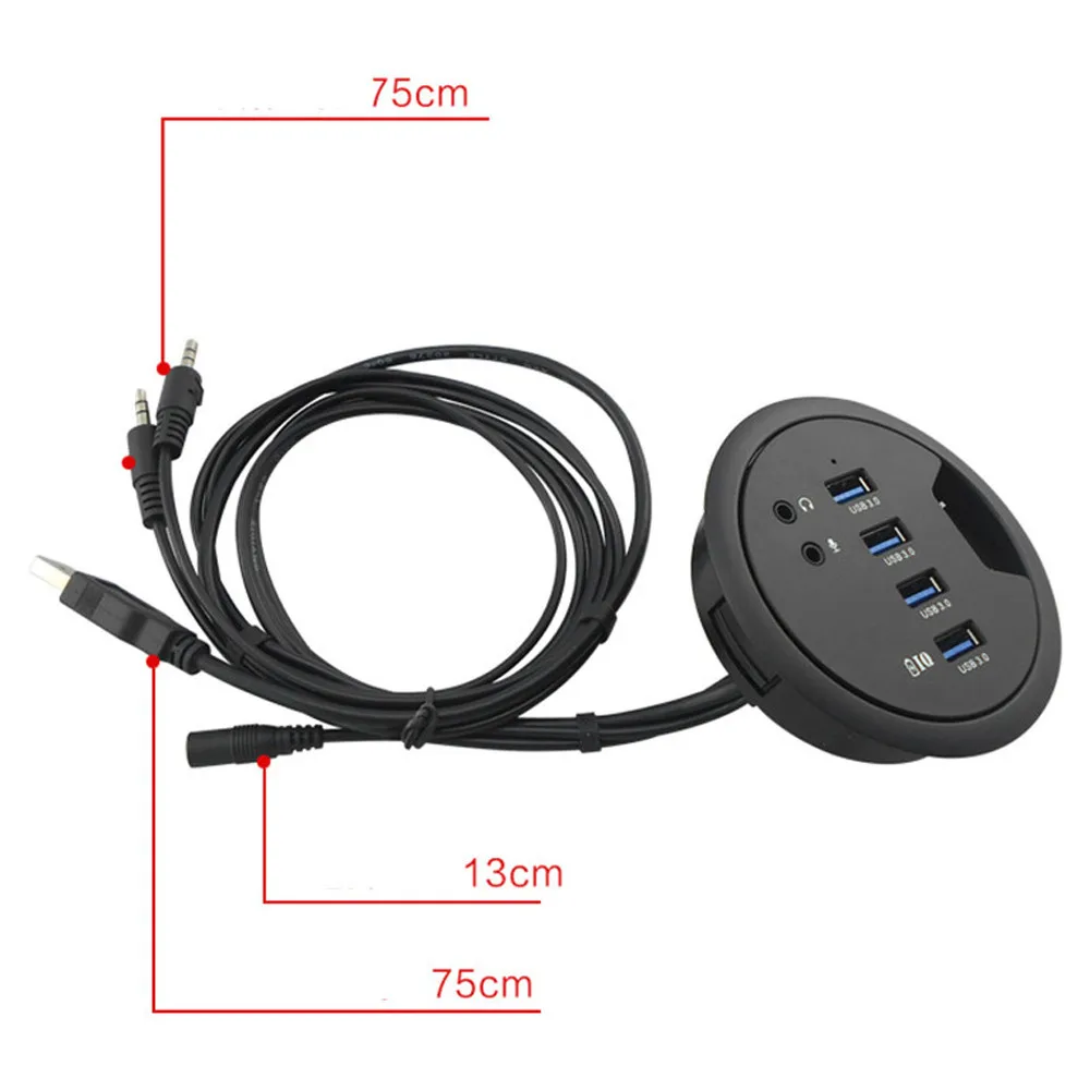 Ouhaobin 4-Порты и разъёмы USB 3,0 концентратор USB зарядное устройство для iPad для мобильного телефона для планшета для iPhone для смартфонов USB 3,0 4 Порты и разъёмы концентратор