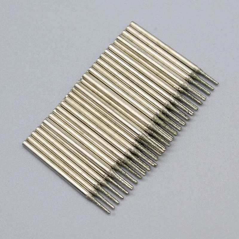 Drill Bit 0.3-2.5mm Diamond Coated 10Pcs
