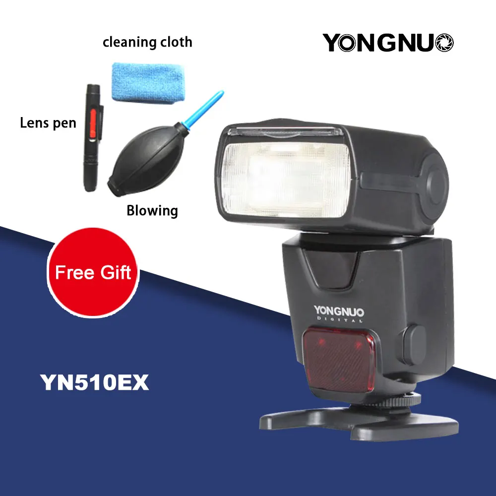 Оригинальная вспышка Yongnuo YN510EX ttl вспышка Speedlite для Canon Nikon Pentax Olympus Pana-sonic DSLR камер D7000 D610 D800 D810 - Цвет: with 3part