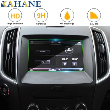 

KAHANE 5.5" Car Center Console LCD Screen Sticker GPS Navigation Screen Tempered Steel Protective Film FOR VW Tiguan MK2 16-18