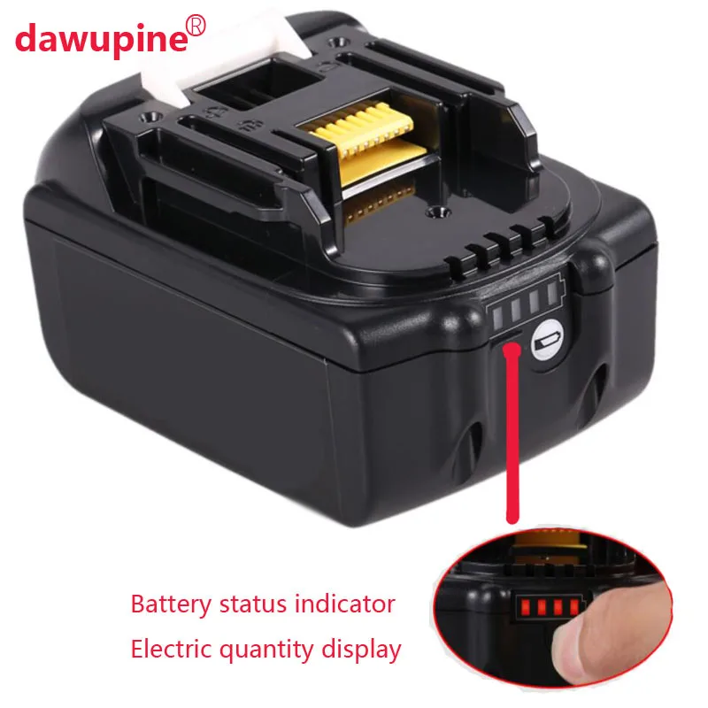 dawupine Li ion Battery Case Charging Protection Circuit Board Label Box For Makita 18V BL1830 3