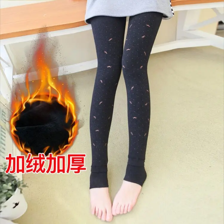 

2019 New Style Autumn & Winter plus Velvet Leggings One -Piece Trousers Maternity Pants