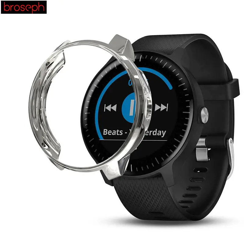 Протектор для часов чехол Крышка для смарт-часов Garmin vivoactive 3 Music Edition ТПУ Корпус наручных часов рамки для Garmin Смарт-часы защитный чехол s