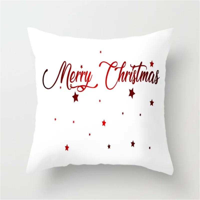 Merry Christmas домашняя декоративная наволочка полиэстер Рождество Санта Клаус Олень бросок наволочка с новым годом наволочка