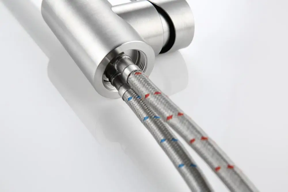 Kitchen Faucet 360 Degree Swivel Stainless Steel Kitchen Sink Faucet Single Handle Hot and Cold Mixer Sink Faucet (15)