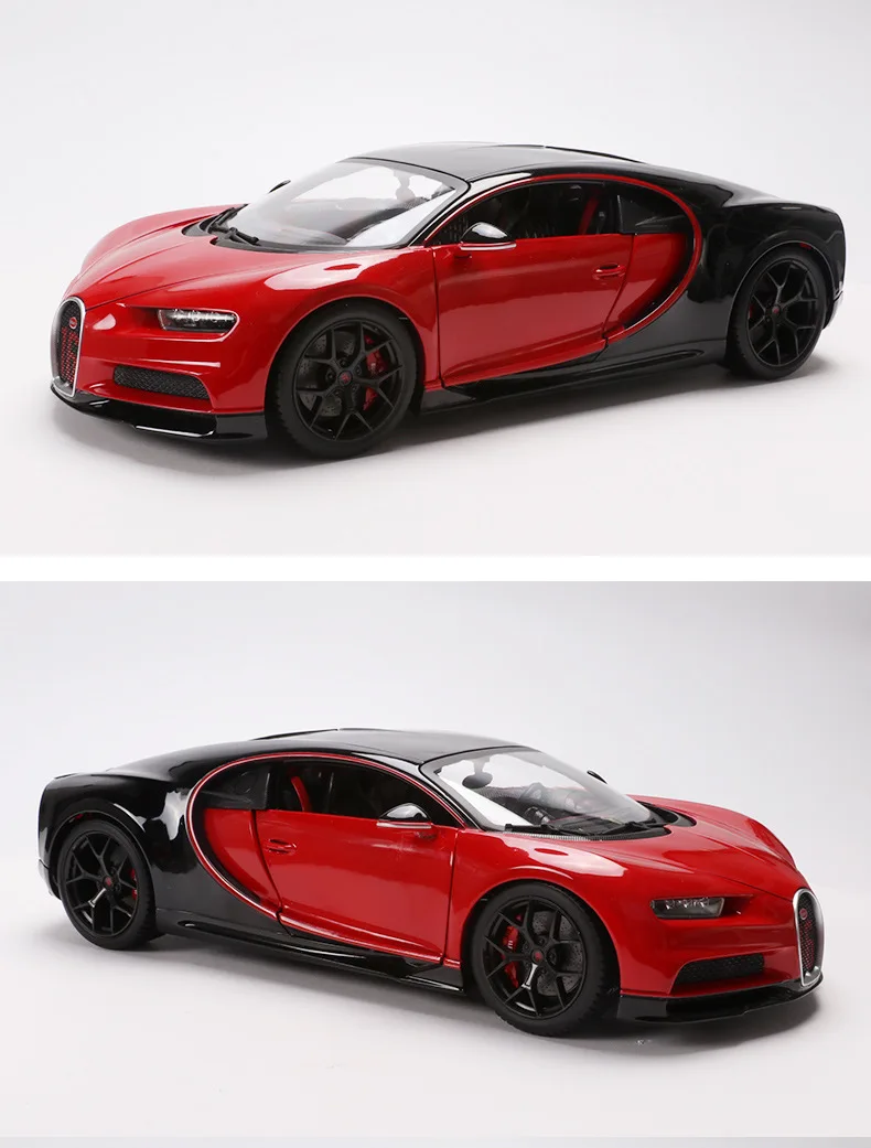 Bimeigao Bugatti чирунду спортивная версия автомобиля Модель 1: 18 Модель брелок для автомобильных ключей, модель Супер спортивный автомобиль модель