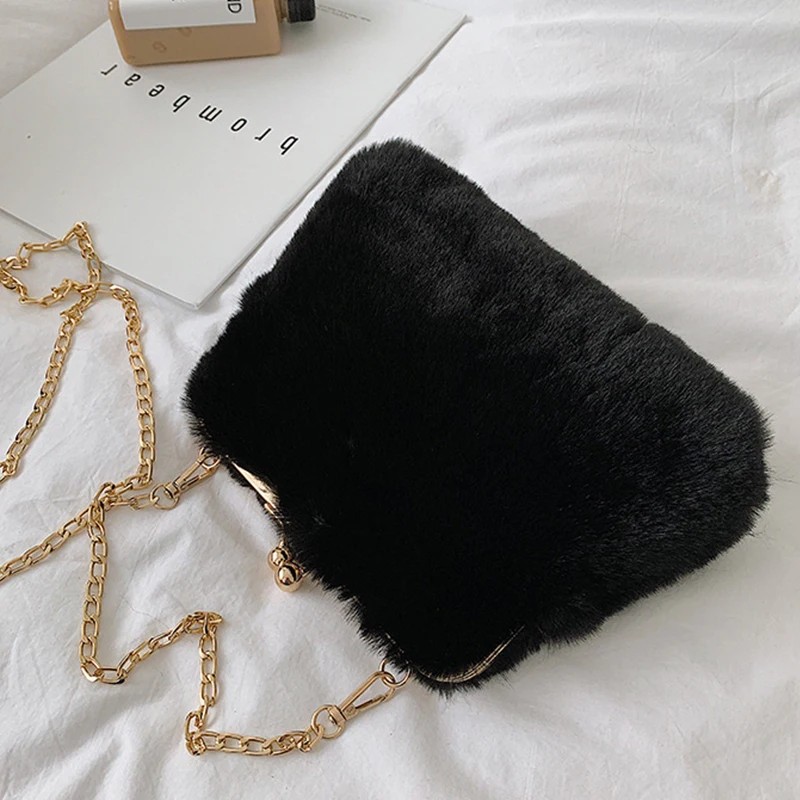 Черный Solid Women's Shoulder Bag Female Handbag Small Totes Designer Messenger Fashion Chain Hasp Leopard Clutch New Women Bags - Цвет: Черный