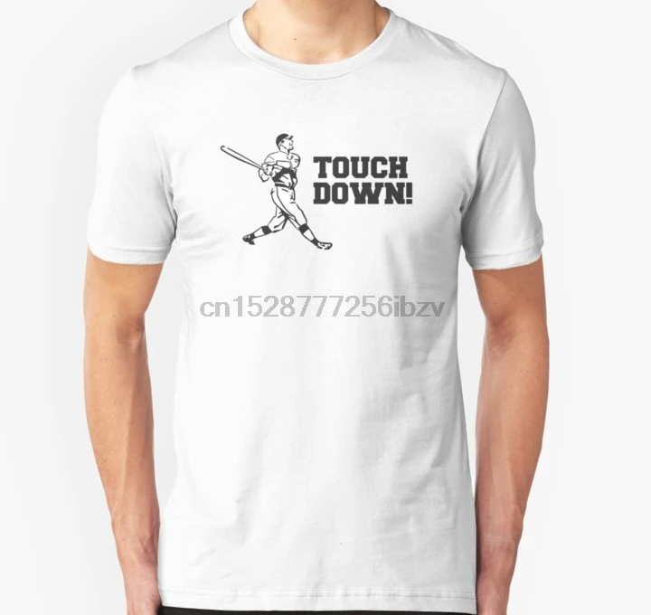 Мужская футболка Touchdown Homerun Бейсбол Футбол Спортивная унисекс с принтом Футболки