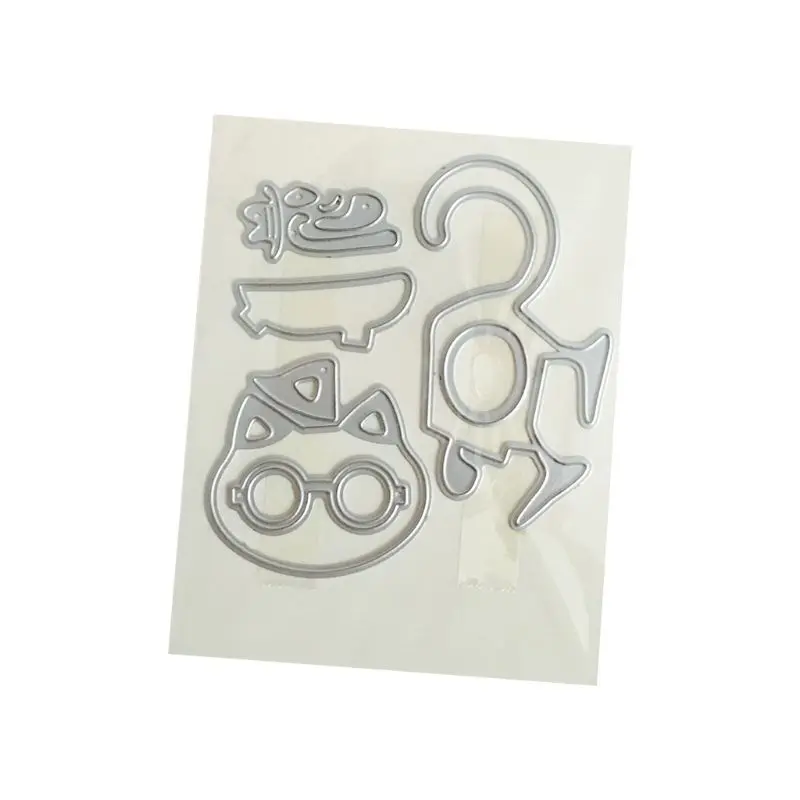 Drop Ship Cartoon Cat Metal Cutting Dies Stencil DIY Scrapbooking Album Stamp Paper Card Embossing Craft Decor