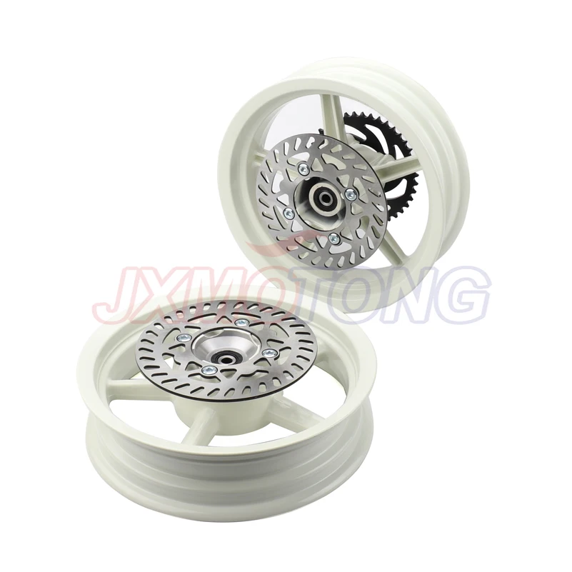 12mm hole 2.75-12inch Front &amp 3.50-12 Rear Dirt bike Pit Bike 12inch Vacuum Wheel Rim and brake disc ainwheels |