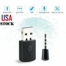 Latest Version USB Adapter Bluetooth Transmitter Dongle Wireless Receiver For PS4 Playstation BT 4 0 Headset Headphone Dongle