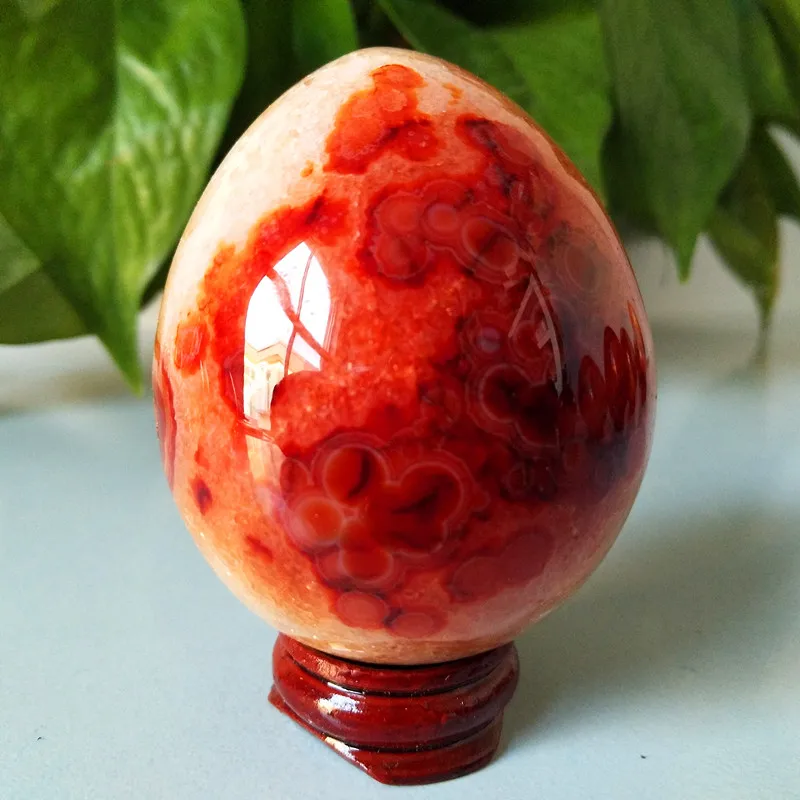 Натуральный камень агат Хрустальные Яйца и домашний декор чакра лечебный