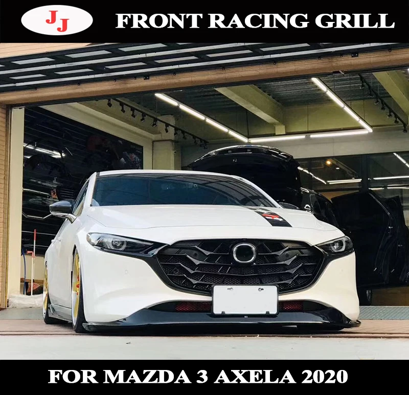 Автомобильный передний бампер гоночная решетка радиатора Накладка для Mazda 3 AXELA- гоночные решетки решетка Вокруг Накладка