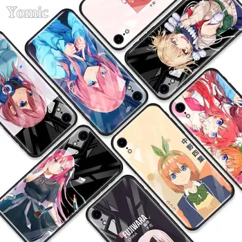 

Quintessential Quintuplets Tempered Glass Case for Apple iPhone XR 7 8 6 6S Plus 11 Pro X XS MAX Soft Edge Mobile Phone Cover