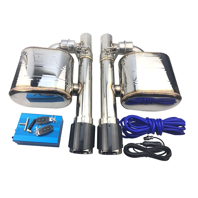 Exhaust Valve Muffler 51mm63mm70mm76mm Electric Valve Muffler Valve + A