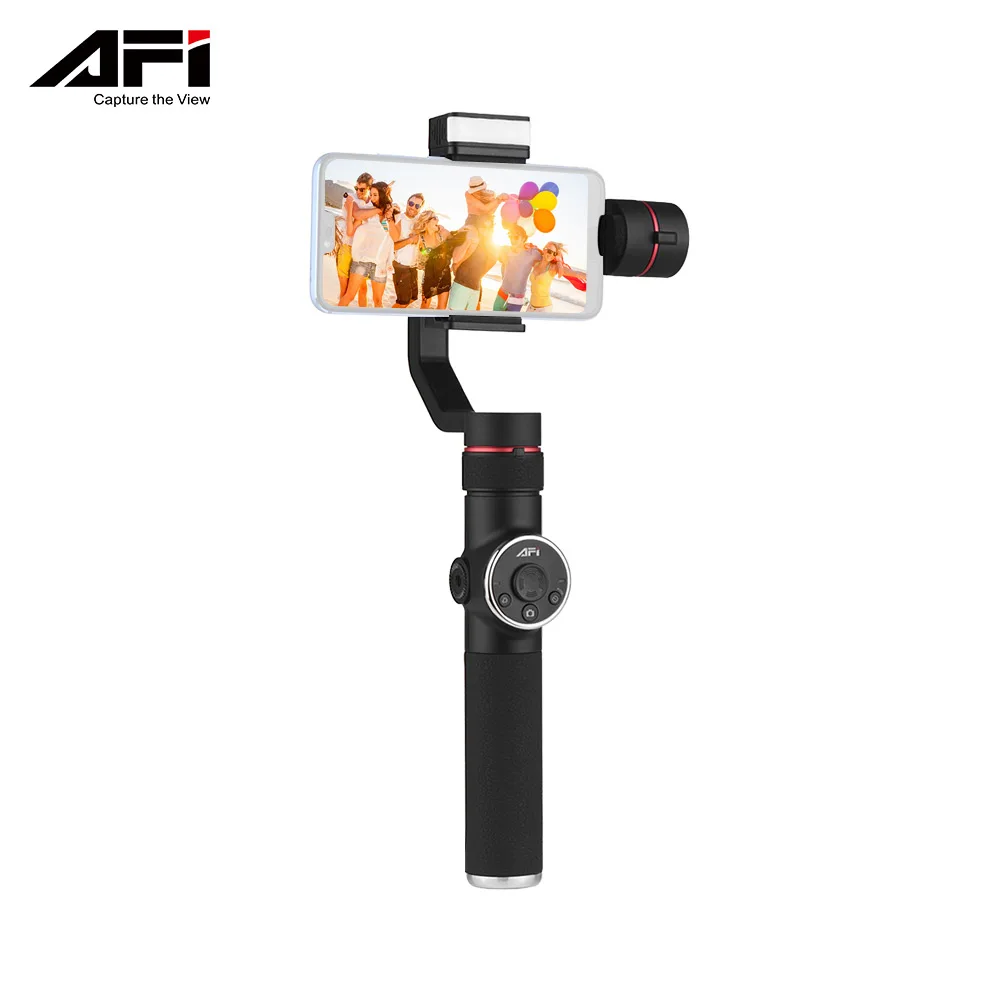 

AFI V5 Portable 3-Axis Handheld Gimbal Mobile Phone Video Stabilizer for Under 6 Inches Smartphones for GoPro Hero 3/3+/4/5