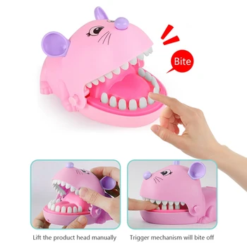 

Crocodile Bite Finger Game Prank Toy Funny Gags Toy for Kids Play Fun Gifts Novetly Children's Toys