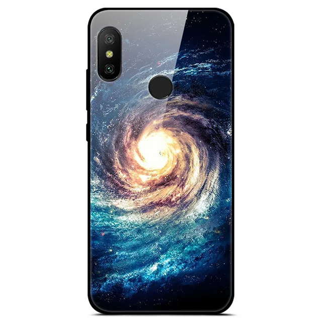 64 Для Xiaomi mi A2 Lite чехол из закаленного стекла жесткий чехол для телефона s для Xiaomi mi A2 Lite чехол для mi A2 Lite redmi 8 чехол для redmi 8 - Цвет: 64