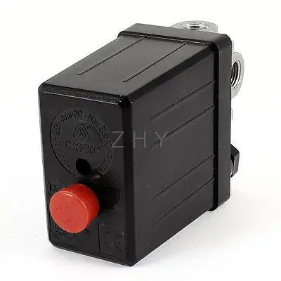 Переключатель давления для воздушного компрессора Управление клапан 145PSI 4-Порты и разъёмы 1/4PT AC 250V 20A