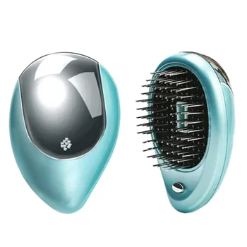 

Massaging Hair Care Brush Comb Electric Massager Portable Soothing Safe for Home 10.5x7.5cm Massage & Relaxation TK-ing
