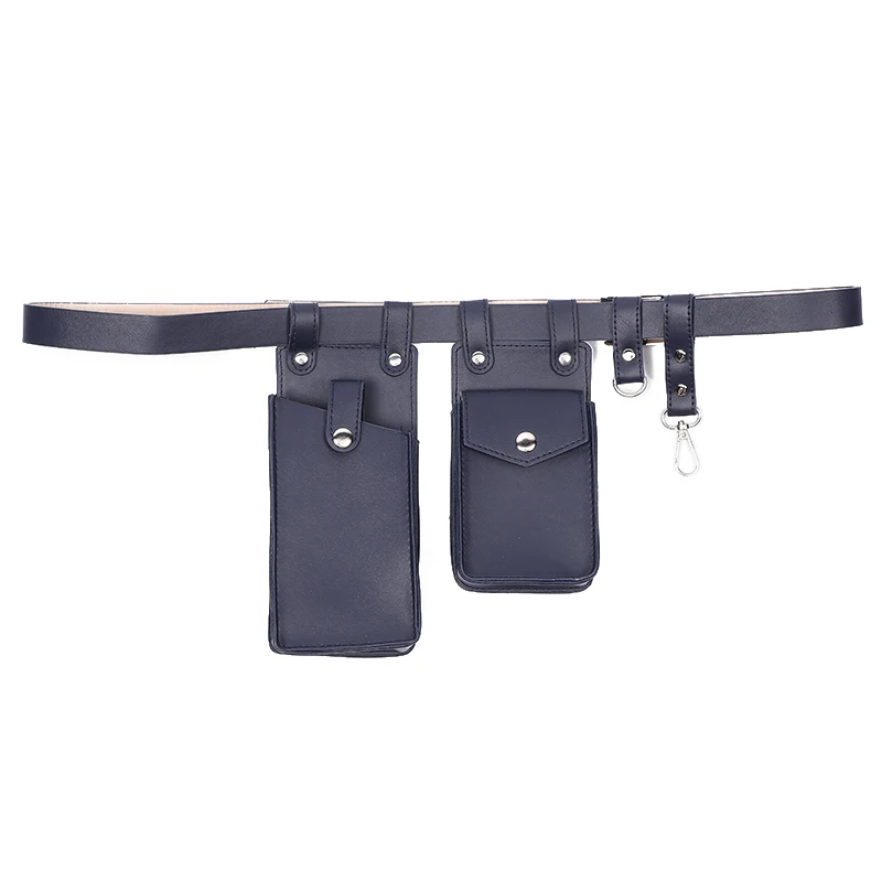 2 Piece Women's Belt Bag Luxury Designer Tactical Waist Bags Female Leather Flap Fanny Pack Shoulder Crossbody Chest Bag Purse