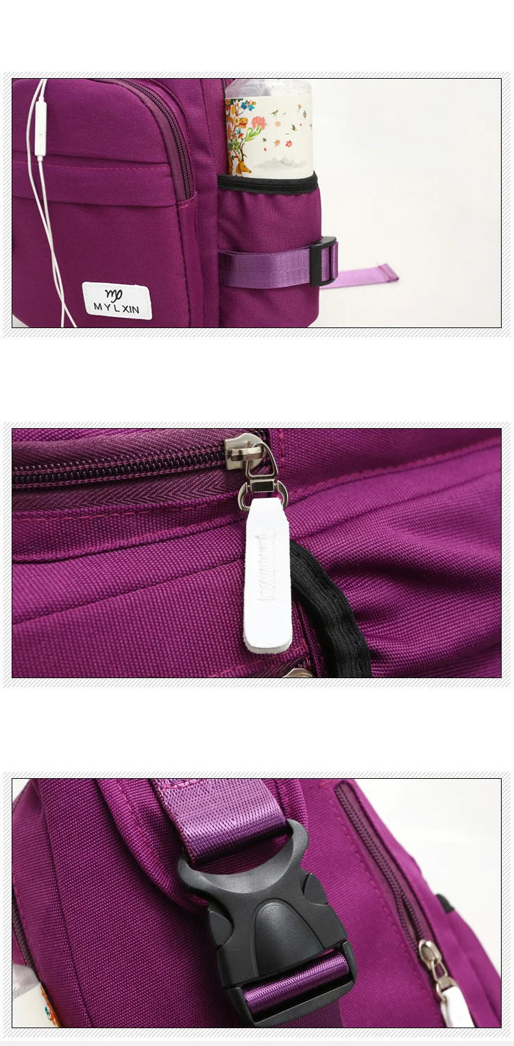 Crossbody Bags for Women Casual Nylon Chest Pack Korean Style Multifunctional Back Pack Travel Shoulder Bags Women's Handbags