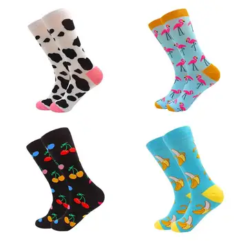 

fashion Harajuku funny pattern socks autumn winter Cotton Anime pattern Funny Happy Sock Slippers