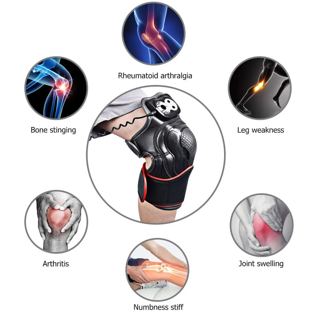 Наколенник Reliever Электрический нагревательный Массажер для колен для мужчин и женщин дома колено электрические нагревательные колодки старые холодные наколенники