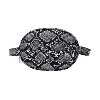 

Women's Bag Crossbody Wild Fashion Snake Pattern Shoulder Bag Waist Bag Chest bag casual personality fashion New