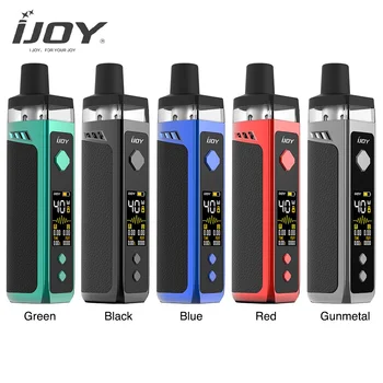 

Original E-cig Vape IJOY Captain 1500 Max 40W Kit & Pod W/ 5ml Capacity & 1500mAh By 1500mAh Built-in Battery W/ Color Screen